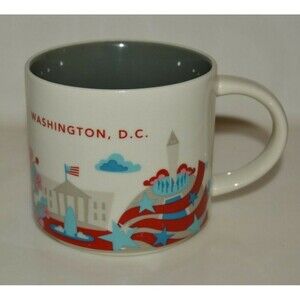 Nice 2013 STARBUCKS You Are Here WASHINGTON DC US White House Coffee Mug